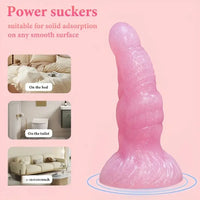 7.28in Confetti Silicone Soft G Spot Anal Dildo For Anal Sex Expansion