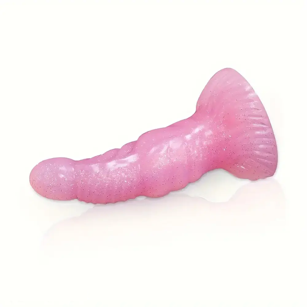 7.28in Confetti Silicone Soft G Spot Anal Dildo For Anal Sex Expansion