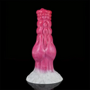 7.28in Dog Knot Silicone Soft Dildo For Women Men G Spot Stimulation