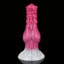7.28in Dog Knot Silicone Soft Dildo For Women Men G Spot Stimulation