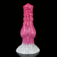 7.28in Dog Knot Silicone Soft Dildo For Women Men G Spot Stimulation