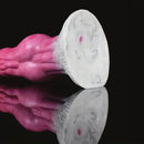 7.28in Dog Knot Silicone Soft Dildo For Women Men G Spot Stimulation