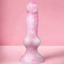 7.28in Dog Knot Women Men Realistic Silicone Animal Fantasy Dildo