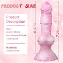 7.28in Dog Knot Women Men Realistic Silicone Animal Fantasy Dildo