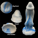 7.28in Dolphin-Shaped Liquid Silicone Soft Dildo For Hands-Free Play
