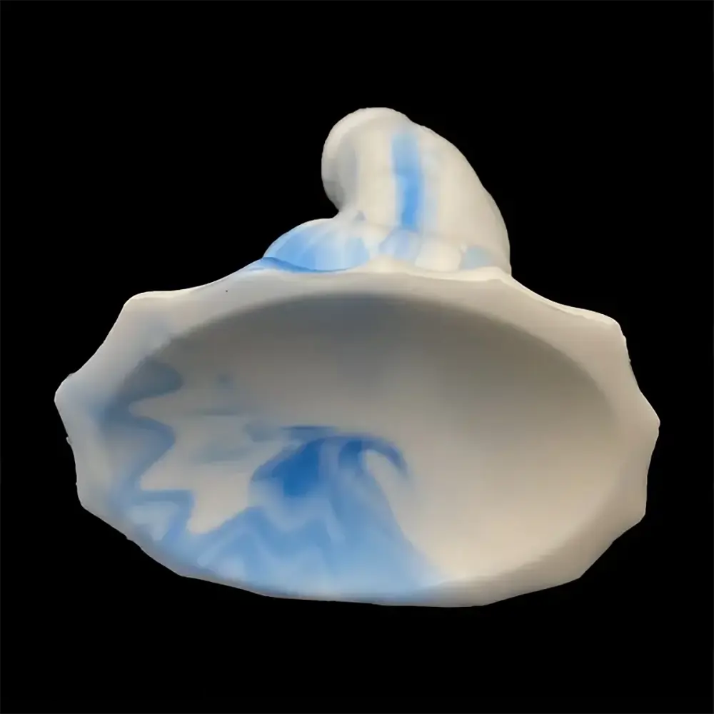 7.28in Dolphin-Shaped Liquid Silicone Soft Dildo For Hands-Free Play