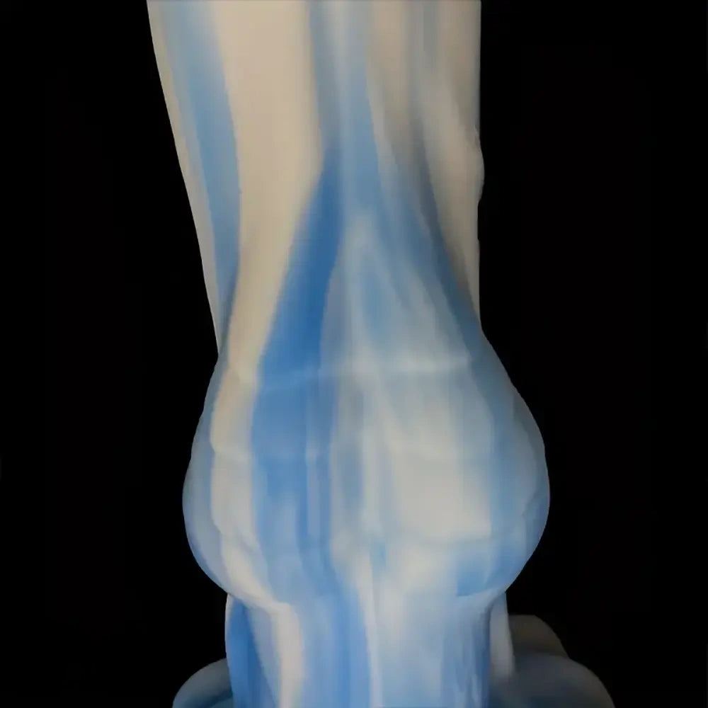 7.28in Dolphin-Shaped Liquid Silicone Soft Dildo For Hands-Free Play