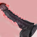 7.28in Dual Density Silicone Soft Real Dildo Unisex Adult Pleasure Toy