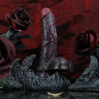7.28in Dual Density Silicone Soft Real Dildo Unisex Adult Pleasure Toy