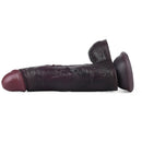 7.28in Dual Density Silicone Soft Real Dildo Unisex Adult Pleasure Toy