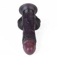 7.28in Dual Density Silicone Soft Real Dildo Unisex Adult Pleasure Toy
