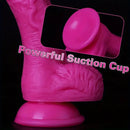 7.28in Feels Like Skin Body-Safe Realistic Dildo For Hands-Free Play