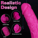 7.28in Feels Like Skin Body-Safe Realistic Dildo For Hands-Free Play