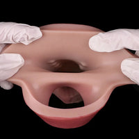 7.28in Flesh Lifelike Male Penis Sleeve Dildo For Prolong Ejaculating Time