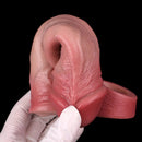 7.28in Flesh Lifelike Male Penis Sleeve Dildo For Prolong Ejaculating Time