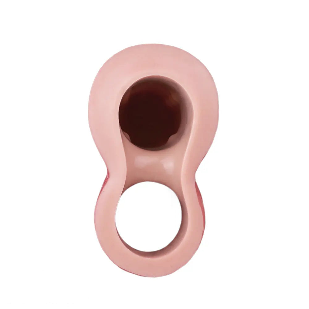 7.28in Flesh Lifelike Male Penis Sleeve Dildo For Prolong Ejaculating Time