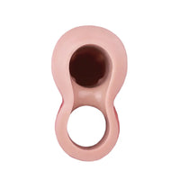 7.28in Flesh Lifelike Male Penis Sleeve Dildo For Prolong Ejaculating Time