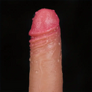 7.28in Flesh Silicone Realistic Dildo Soft Penis With Suction Cup