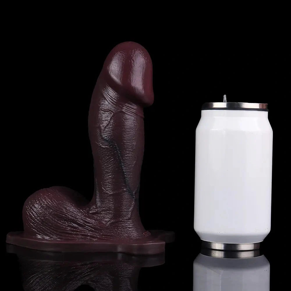 7.28in Hollow Strap on Real Dildo Highquality Beginnerfriendly Cock Toy