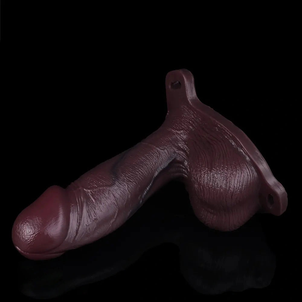 7.28in Hollow Strap on Real Dildo Highquality Beginnerfriendly Cock Toy