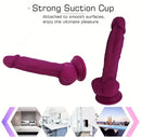 7.28in Lifelike Curved Beginner Dildo Toy For G-Spot Anal Masturbation