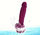 7.28in Lifelike Curved Beginner Dildo Toy For G-Spot Anal Masturbation