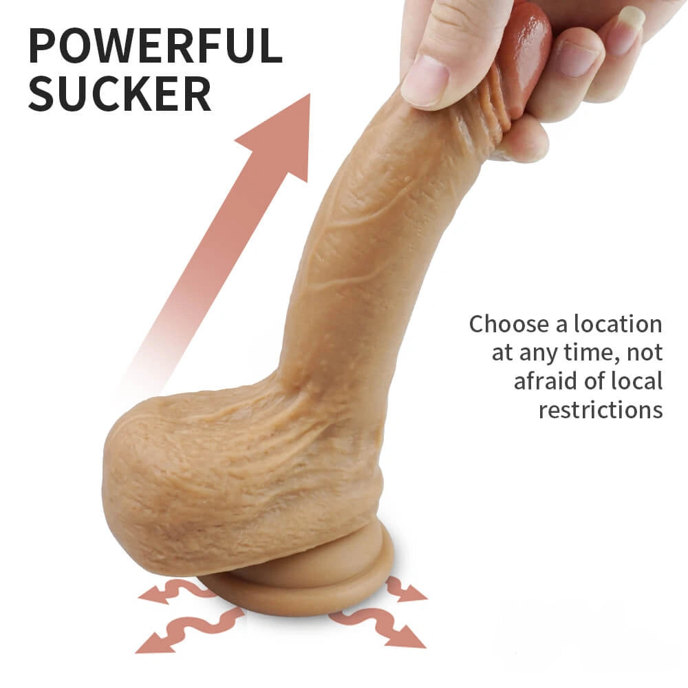 7.28in Lifelike Men Penis Dildo For Women Masturbation Using Love Time