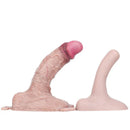 7.28in Lifelike Strap on Penis Extender Cock Sleeve Dildo For Vaginal G-Spot