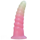 7.28in Luminous Soft Silicone Fantasy Dildo Silicone Dick For Anal Sex