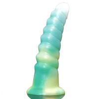 7.28in Luminous Soft Silicone Fantasy Dildo Silicone Dick For Anal Sex