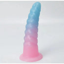7.28in Luminous Soft Silicone Fantasy Dildo Silicone Dick For Anal Sex