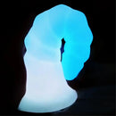 7.28in Luminous Soft Silicone Fantasy Dildo Silicone Dick For Anal Sex