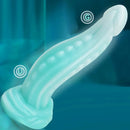 7.28in Luminous Tentacle Silicone Soft Dildo For Women Men Fucking