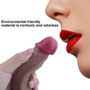 7.28in Male Penis Dildo For Female Vagina Masturbation With Sucker