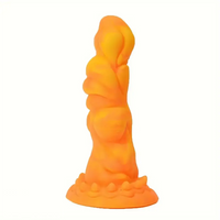 7.28in Monster Design Silicone Anal Dildo Irregular Shape Adult Sex Toy