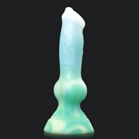 7.28in Monster Exotic Realistic Dog Silicone Soft Animal Real Dildo