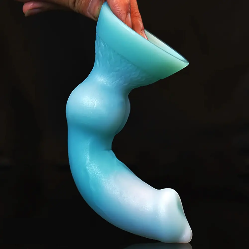 7.28in Monster Exotic Realistic Dog Silicone Soft Animal Real Dildo