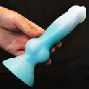 7.28in Monster Exotic Realistic Dog Silicone Soft Animal Real Dildo