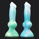 7.28in Monster Exotic Realistic Dog Silicone Soft Animal Real Dildo