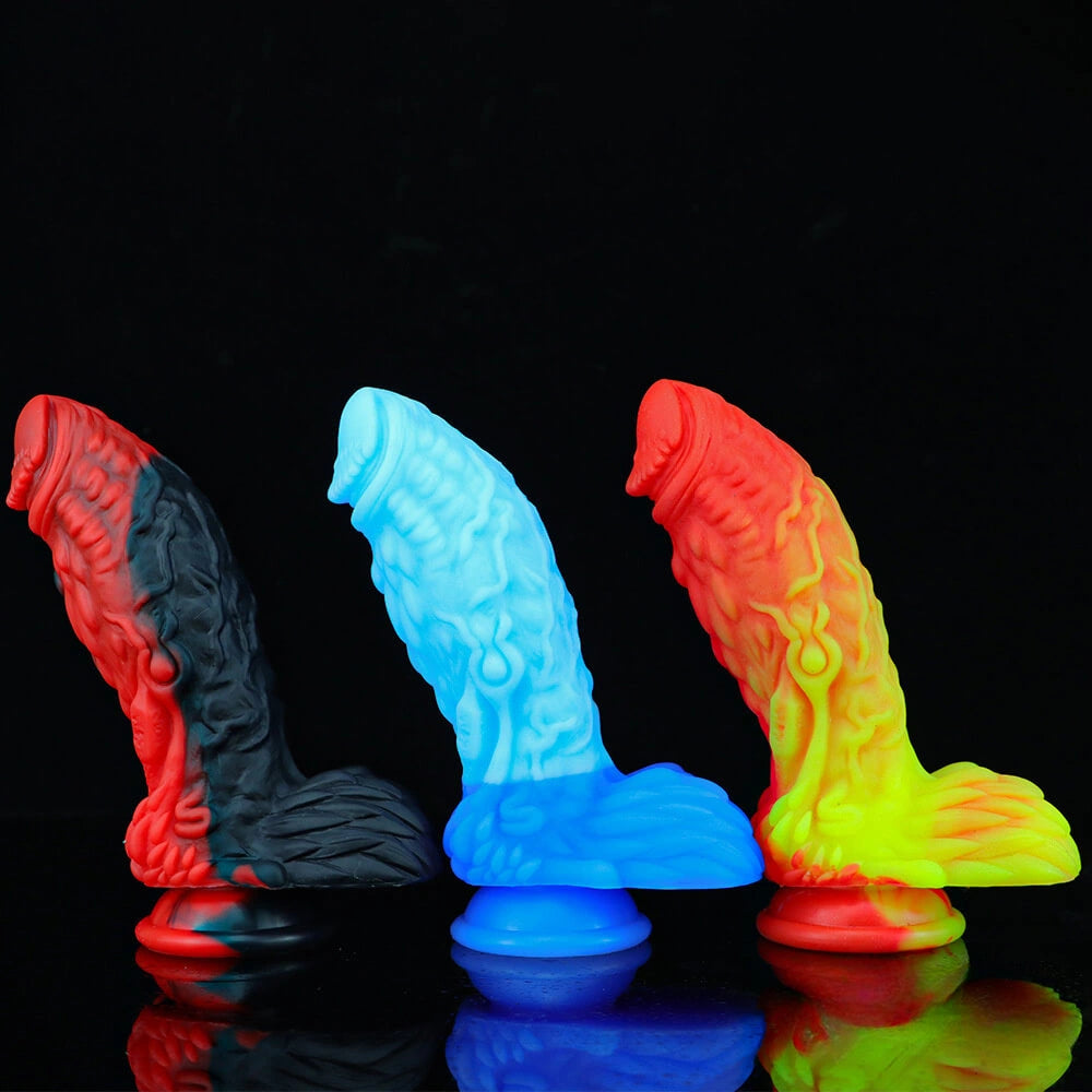 7.28in New Style Spiked Dragon Dildo Sex Toy Fantasy Sex Toy