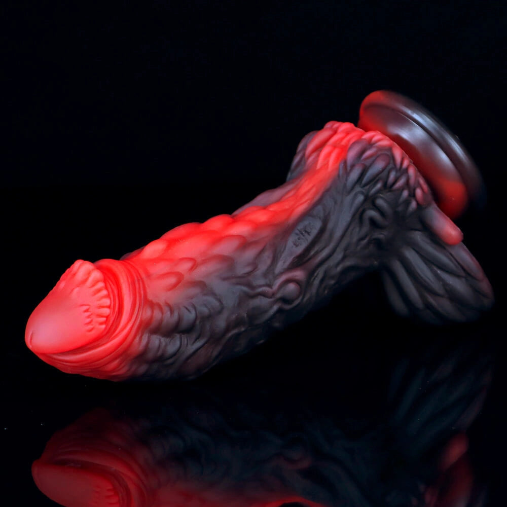7.28in New Style Spiked Dragon Dildo Sex Toy Fantasy Sex Toy
