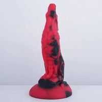 7.28in Pig Glans Silicone Soft Fantasy Dildo Adult Toy For Couples Sex