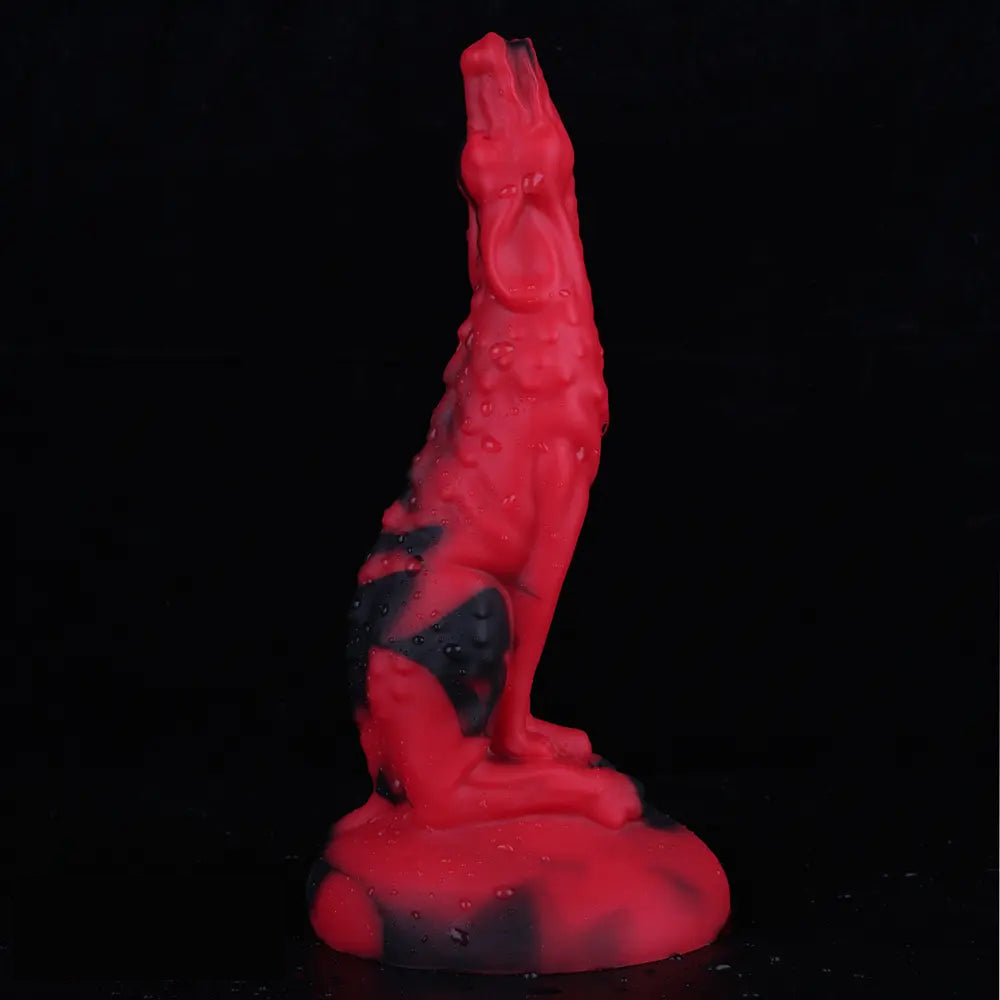 7.28in Pig Glans Silicone Soft Fantasy Dildo Adult Toy For Couples Sex