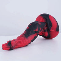 7.28in Pig Glans Silicone Soft Fantasy Dildo Adult Toy For Couples Sex