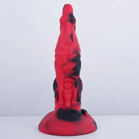 7.28in Pig Glans Silicone Soft Fantasy Dildo Adult Toy For Couples Sex