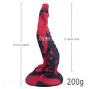 7.28in Pig Glans Silicone Soft Fantasy Dildo Adult Toy For Couples Sex