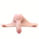 7.28in Silicone Ultra Elastic Harness Strap-On Dildo Panties Dildo