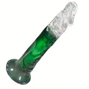 7.28in Soft TPE Clear Real Dildo For G-Spot Clitoris Stimulation Toy