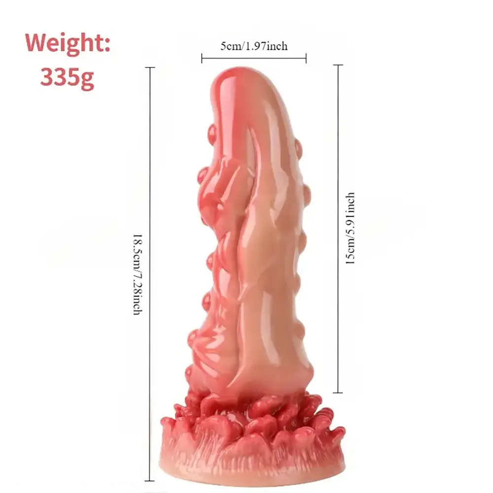 7.28in Spiked Monster Creature Odd Dildo For Simulation Penis