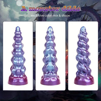 7.2in 10.07in 13.14in Fantasy Monster Silicone Dildo For Women Men Sex Toy